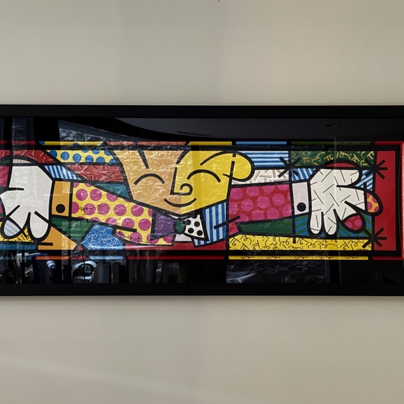The Hug by Romero Britto limited edition print signed - Picture 2 of 8